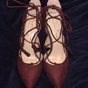Jessica Simpson Lace Up Heels